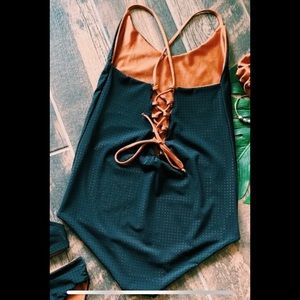 KaloKini one piece reversible bathing suit